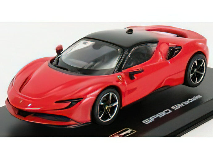 FERRARIフェラーリ SF90 HYBRID STRADALE 2019  RED /BURAGO  1/43 ミニカー