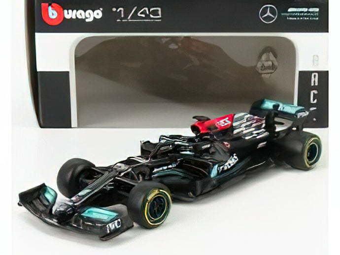 MERCEDES GP - F1 W12 MERCEDES M12 EQ POWER+ TEAM AMG PETRONAS MOTORSPORT FORMULA ONE N 77 SEASON 2021 VALTTERI BOTTAS - BLACK GREEN /BURAGO  1/43 ミニカー