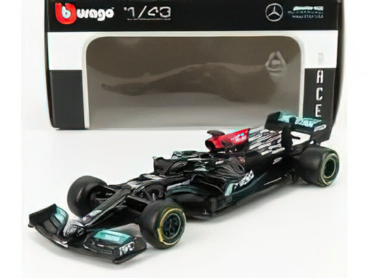 MERCEDES GP - F1 W12 MERCEDES M12 EQ POWER+ TEAM AMG PETRONAS MOTORSPORT FORMULA ONE N 44 SEASON 2021 LEWIS HAMILTON - BLACK GREEN /BURAGO  1/43 ミニカー