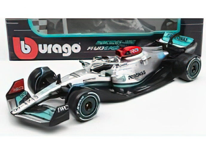 MERCEDES GP - F1 W13E TEAM MERCEDES-AMG PETRONAS F1 N 63 SEASON 2022 GEORGE RUSSEL - SILVER GREEN /BURAGO  1/43 ミニカー