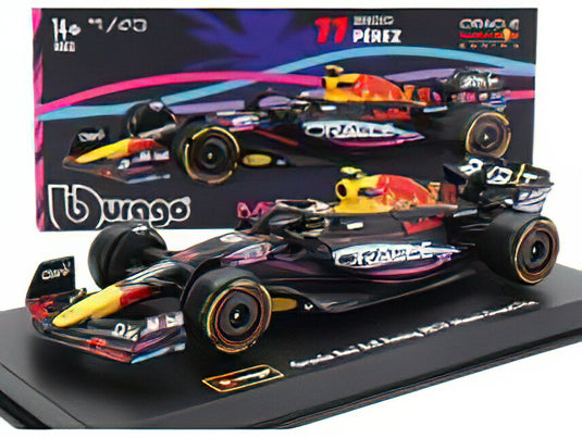 RED BULL - F1 RB19 TEAM ORACLE RED BULL RACING N 11 2nd MIAMI GP 2023 SERGIO PEREZ /BURAGO 1/43 ミニカー海外限定