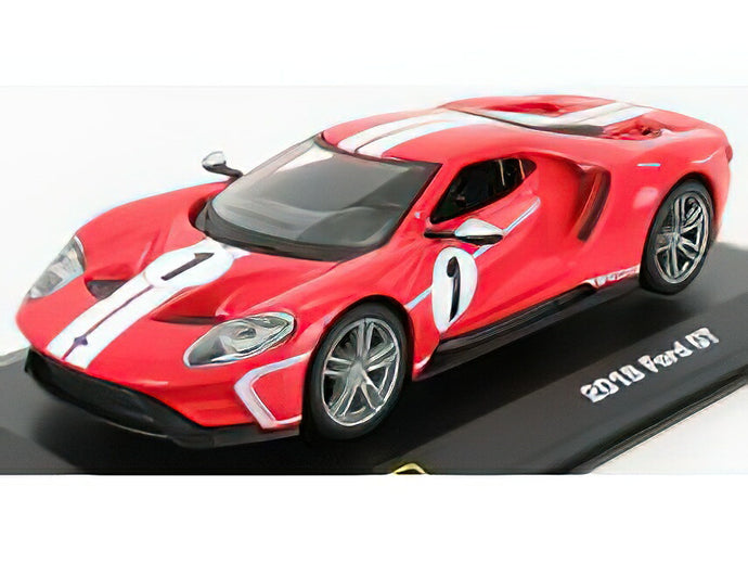 FORD USA - GT N 1 2018 - RED WHITE /BURAGO  1/32 ミニカー