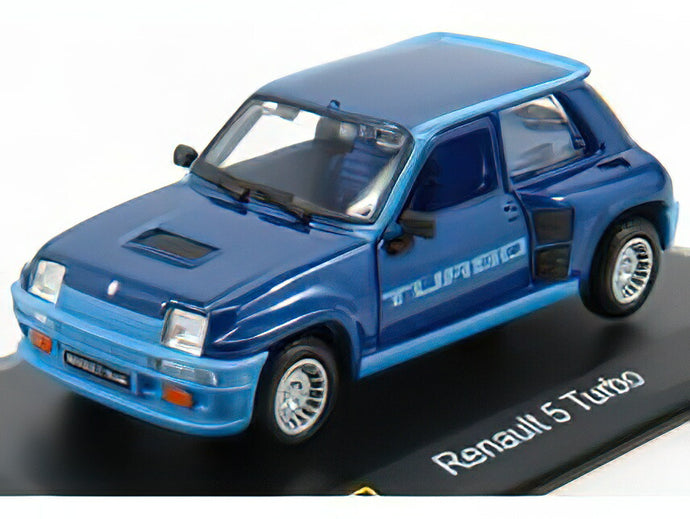 RENAULT - R5 TURBO 1982 - BLUE MET /BURAGO  1/32 ミニカー