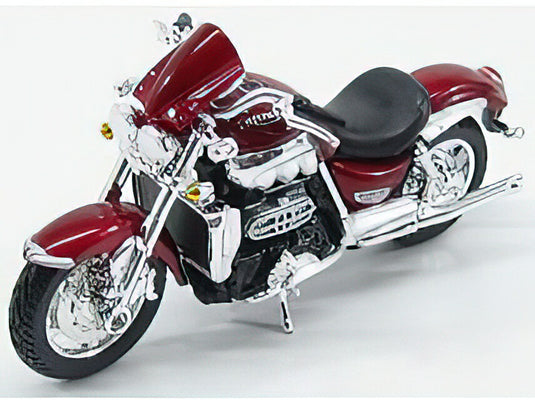 TRIUMPH - ROCKET III 2009 - RED MET BLACK /Burago 1/18 バイク模型 ミニカー