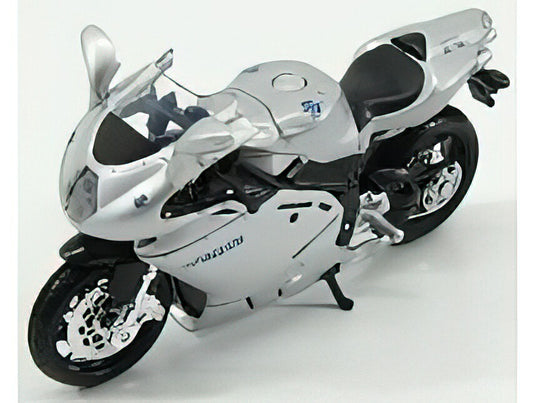 MV AGUSTA - F4S 1+1 1998 - SILVER /Burago 1/18 バイク模型 ミニカー