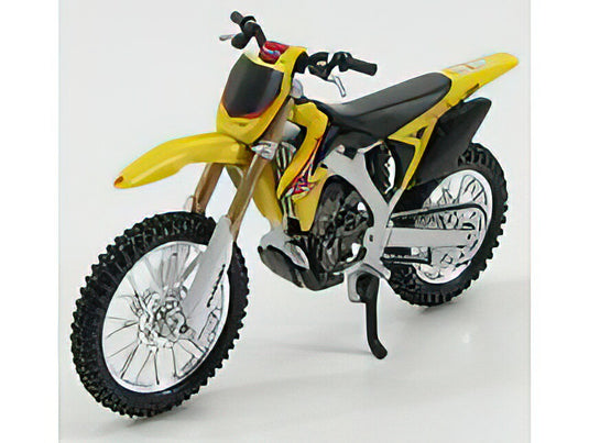 SUZUKI - RM-Z450 CROSS 2010 - YELLOW BLACK /Burago 1/18 バイク模型 ミニカー