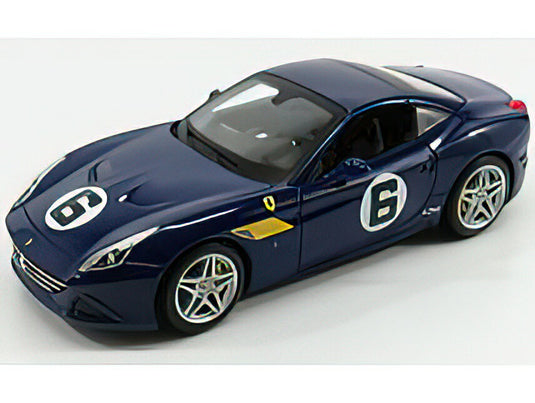 FERRARIフェラーリ CALIFORNIA T N 6 "THE SUNOCO" 2014 - 70th ANNIVERSARY COLLECTION - BLUE MET /Burago 1/18 ミニカー