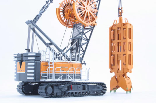 【予約】5-6月発売予定BAUER MC96 + DHG V 杭打ち機/Bymo 1/50 ミニチュア 建設機械模型 工事車両　　