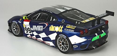 ギャラリービューアに画像をロードする, 【予約】6月以降発売予定 フェラーリ F430 GT2 ルマン24時間 2008 JMB Racing  100台限定 /BBR 1/18 レジン ミニカー
