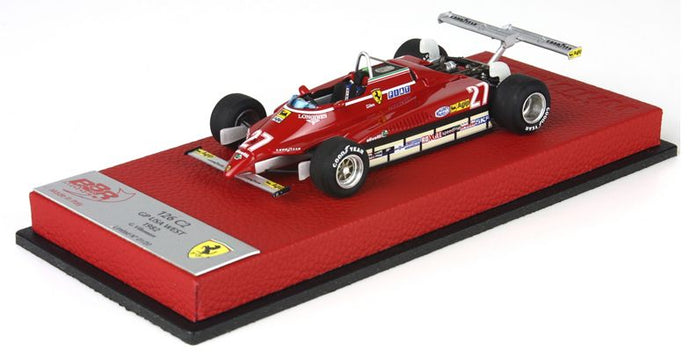 【予約】フェラーリ 126C2 GP USA West 1982 ヴィルヌーヴ 20台限定 /BBR 1/43 レジン ミニカー