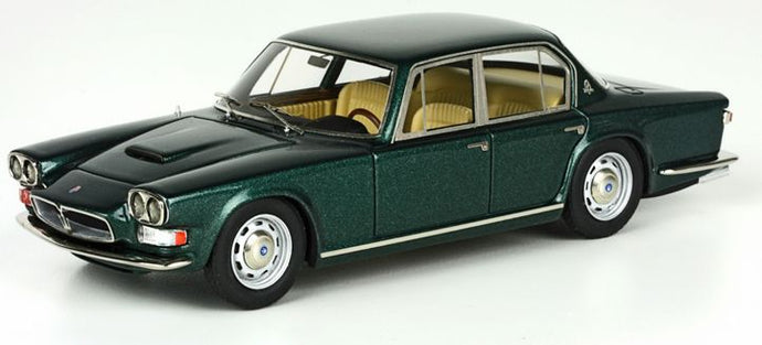 【予約】6月以降発売予定 マセラティ クアトロポルテ 1965 グリーン 54台限定 /BBR 1/43 レジン　ミニカー