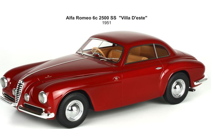 【予約】5月以降発売予定 アルファロメオ Villa d’Este 1951 アルファレッド 100台限定 /BBR 1/18 レジン ミニカー