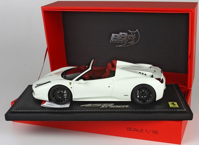 予約】7月以降発売予定 フェラーリ 458 スパイダー Bianco Avusホワイト 30台限定 /BBR 1/18 ミニカー – ラストホビー