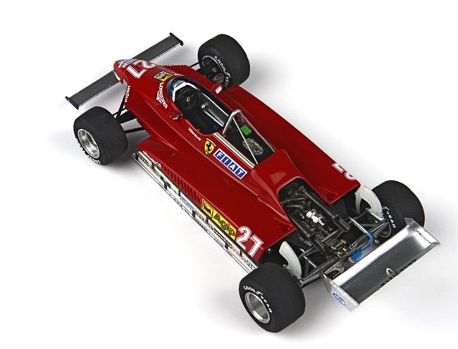ギャラリービューアに画像をロードする, 【予約】フェラーリ 126 C2 ベルギーGP  1982 ジル ヴィルヌーヴ /BBR 1/43 レジン　ミニカー
