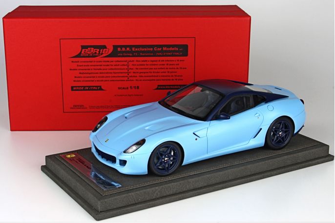 【予約】7月以降発売予定 フェラーリ599 GTB Fiorano ラポ エルカン  100台限定 /BBR 1/18 レジン　ミニカー