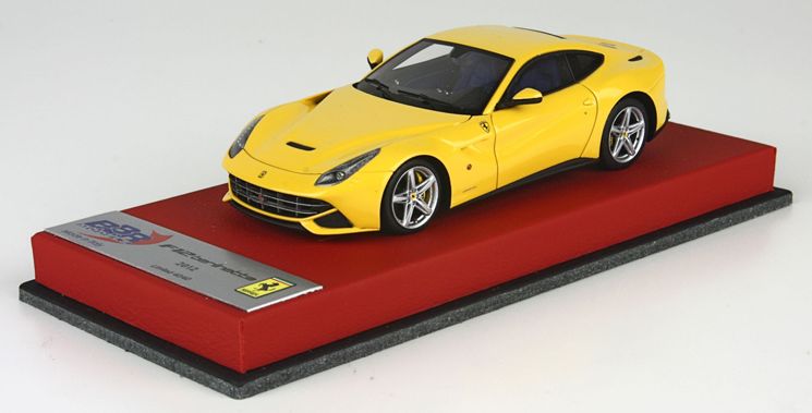 ギャラリービューアに画像をロードする, 【予約】Ferrari F12 Berliniettaフェラーリ ベルリネッタ Giallo Modenaイエロー 4305 40台限定 /BBR 1/43 レジン ミニカー
