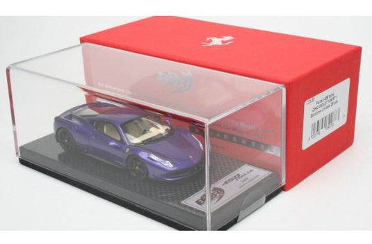 特注 FERRARIフェラーリ 458 ITALIAイタリア DINO VIOLETバイオレット 25台限定 /BBR 1/43 レジンミニカー 模型