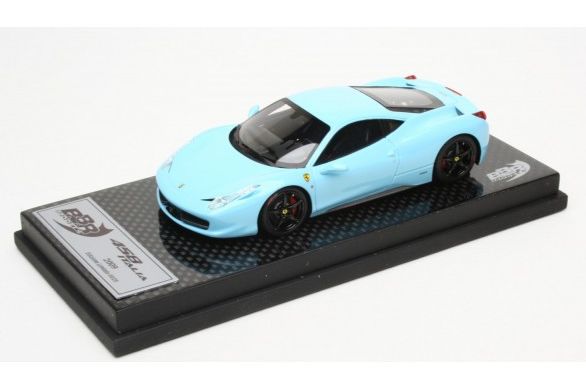 ギャラリービューアに画像をロードする, 特注 FERRARIフェラーリ 458 ITALIAイタリア AZZURRO ITALIA 25台限定 /BBR 1/43 レジンミニカー 模型
