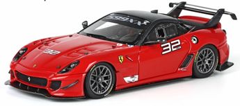 Ferrariフェラーリ 599XX EVO Japan 2012 F1 red 2010 / roof dark silver - car no. 32  プレミアムver 20台限定  /BBR 1/43 レジンミニカー