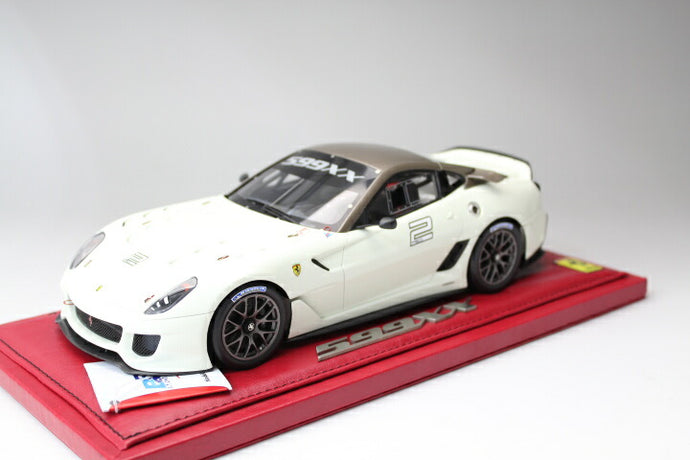 Ferrariフェラーリ 599 XX Homestead Miami #2 ホワイト 100台限定 /BBR 1/18 レジンミニカー