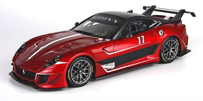 【予約】12月以降発売予定 Ferrariフェラーリ 599XX EVO Infineon 2012 no. 11 ? rosso corsa / roof dark silver 100台限定 /BBR 1/18 レジンミニカー