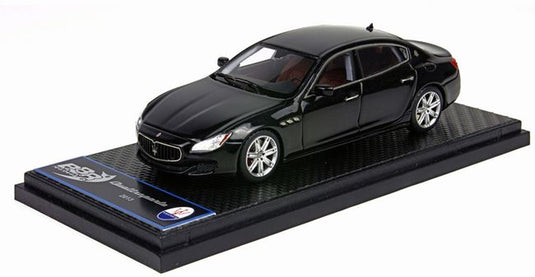 【予約】Maseratiマセラティ Quattroporte 2013 シルクブラック /BBR 1/43 レジン ミニカー