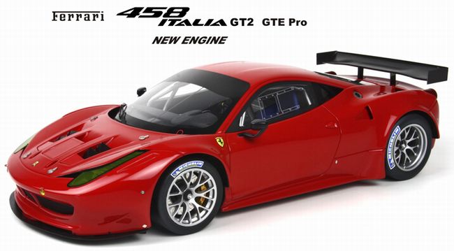 Ferrariフェラーリ 458 Italia GT2 GTE PRO NEW Engine 2012 Rosso Corsa 322 99台限定 /BBR 1/18 レジンミニカー
