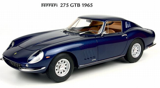 Ferrariフェラーリ  275 GTB 1965 blue /BBR 1/18 レジンミニカー