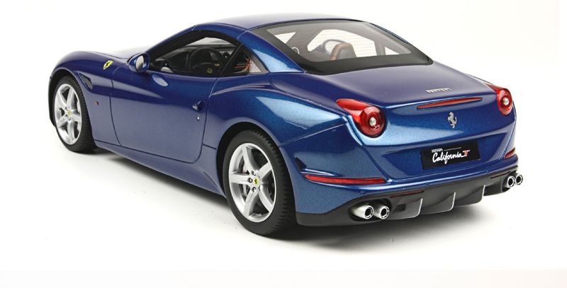 ギャラリービューアに画像をロードする, 【予約】Ferrari Calforniaフェラーリカリフォルニア T 2014 Azzurro California CLOSED ROOF 150台限定 /BBR1/18 レジンミニカー

