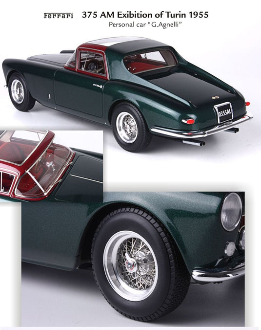 【予約】Ferrariフェラーリ 375 AM Exibision of Turin 1955 Personal car G.Agnelli 500台限定 /BBR1/18 レジンミニカー