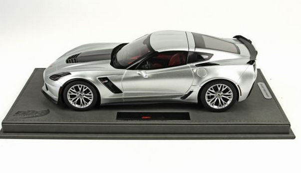 ギャラリービューアに画像をロードする, 【予約】Corvette Z06 silver shark 100台限定 /BBR 1/18 レジンミニカー
