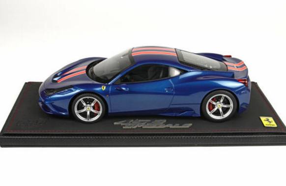 ギャラリービューアに画像をロードする, Ferrariフェラーリ 458 Speciale A　AAzzurro California 48台限定 /BBR 1/18 ミニカー
