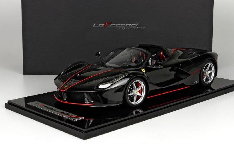 ギャラリービューアに画像をロードする, 【予約】LaFerrariラ・フェラーリ Aperta Nero Daytona - Rosso Corsa  /BBR 1/12 ミニカー
