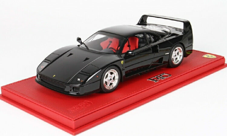 ギャラリービューアに画像をロードする, Ferrariフェラーリ F40 1987 Black Carayon /BBR 1/18 レジンミニカー
