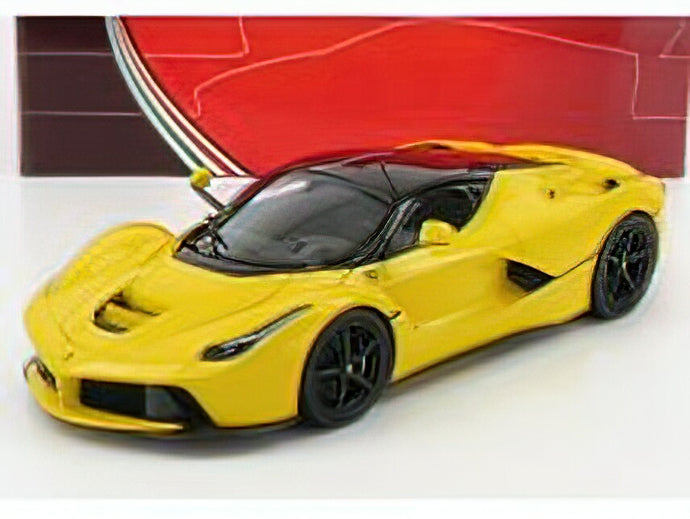 FERRARI - LAFERRARI 2013 - BLACK WHEELS - GIALLO MODENA - YELLOW BLACK/BBR 1/18 ミニカー
