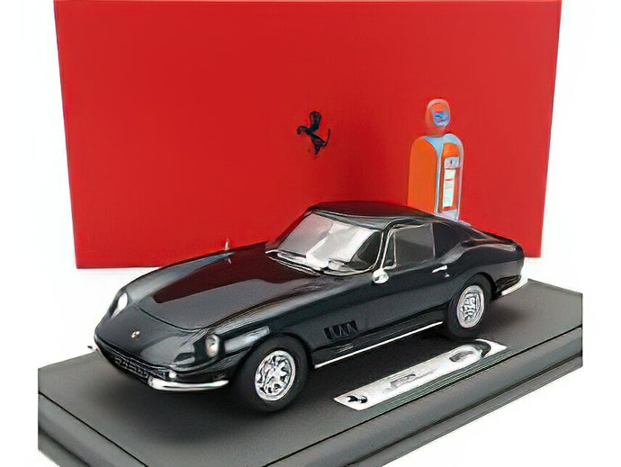 FERRARI  275 GTB S/N 08359 COUPE WITH 1966 - CON POMPA DI BENZINA - WITH GULF FUEL PUMP - PERSONAL CAR CLINT EASTWOOD - CON VETRINA - WITH SHOWCASE - GREEN MET/BBR 1/18ミニカー