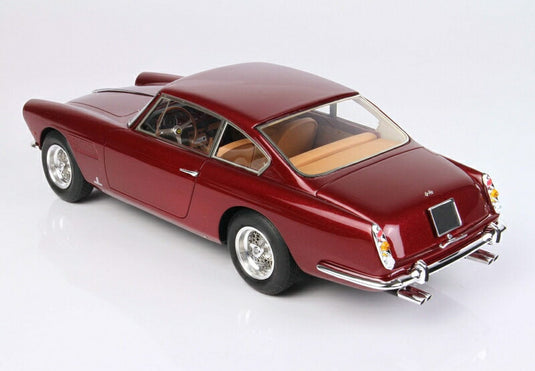 FERRARIフェラーリ 250 GTE 2+2 s/n 2169 1-SERIES 1960 - CON VETRINA - WITH SHOWCASE | ROSSO RU - BORDEAUX MET /BBR 1/18 ミニカー