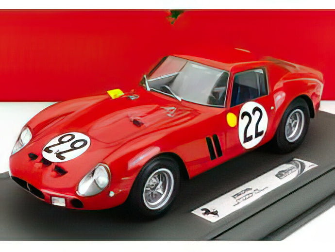 FERRARIフェラーリ 250 GTO 3.0L V12 TEAM EQUIPE NATIONALE BELGE N 22 3rd 24h LE MANS 1962 L.DERNIER - ''BEURLYS'' J.BLATON  RED /BBR 1/18 ミニカー