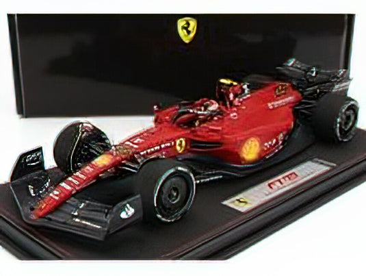 FERRARIフェラーリ F1-75 TEAM SCUDERIA FERRARI N 55 AUSTRALIAN GP 2022 CARLOS SAINZ - CON VETRINA  RED  /BBR 1/18 ミニカー