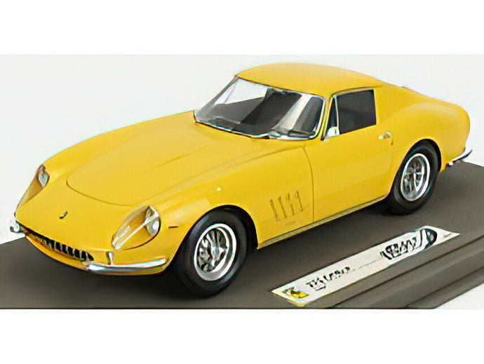 FERRARIフェラーリ 275 GTB/4 1966 - CON VETRINA - WITH SHOWCASE - YELLOW /BBR 1/18 ミニカー