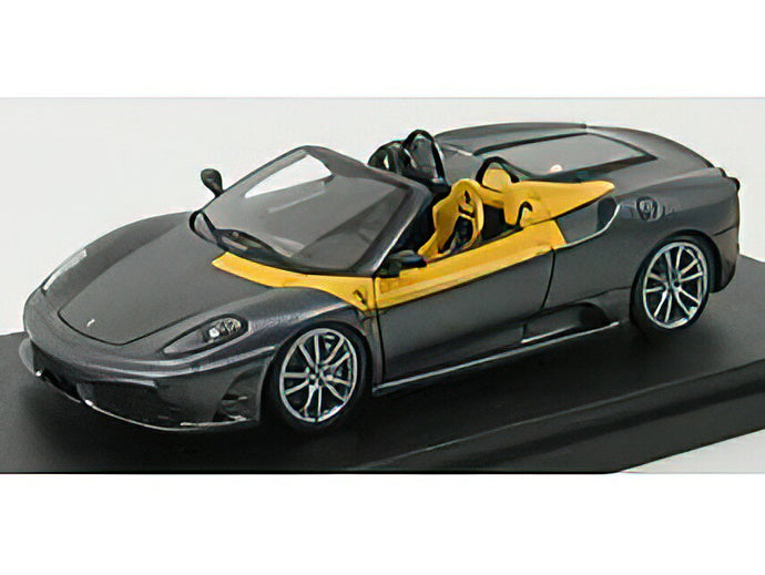 FERRARIフェラーリ F430 SCUDERIA SPIDER 16M 2009 - PERSONAL CAR VALENTINO R. 2009 - MATT DARK GREY MET MATT YELLOW /BBR 1/43 ミニカー