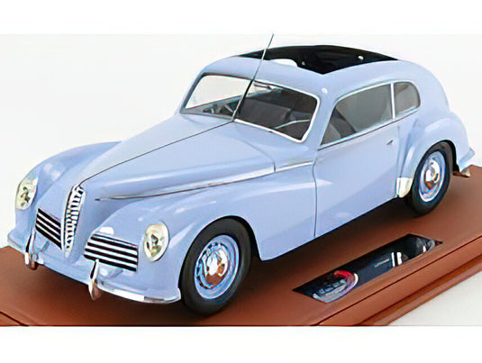 ALFA ROMEOアルファロメオ 6C 2500 FRECCIA D'ORO OPEN ROOF 1949 - CON VETRINA - WITH SHOWCASE - LIGHT BLUE /BBR 1/18 ミニカー
