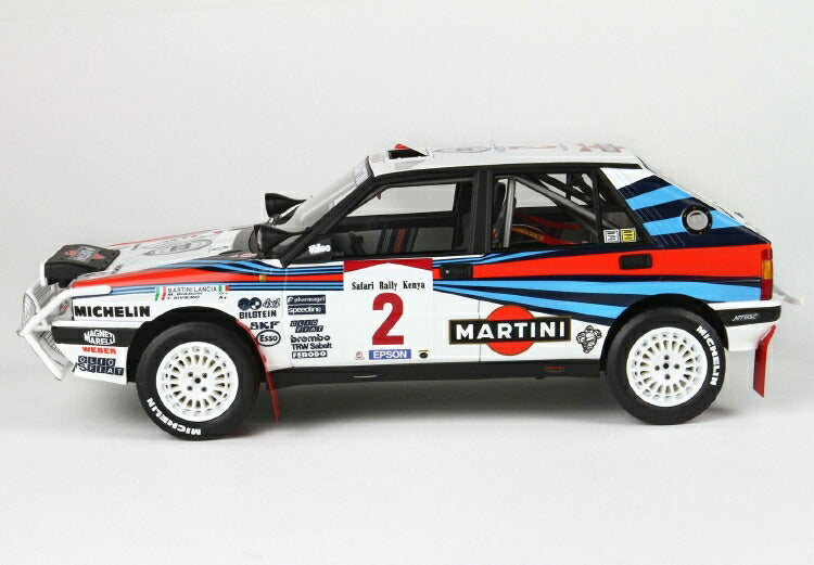【予約】8月以降発売予定LANCIA DELTA HF INTEGRALE 8V SAFARI RALLY 1989 BIASION SIVERO N 2 WINNER  /BBR 1/18 ミニカー