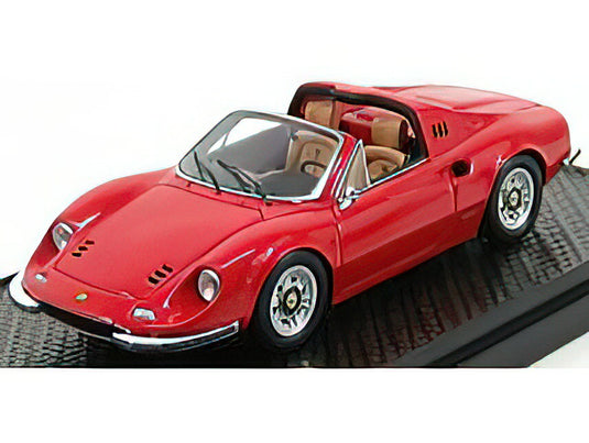 FERRARIフェラーリ DINO 246 GTS SPIDER 1969 - ROSSO CORSA - RED /BBR 1/43 ミニカー