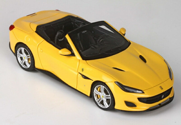 FERRARIフェラーリ PORTOFINO CABRIOLET OPEN 2017 | GIALLO MODENA - YELLOW /BBR 1/43 ミニカー