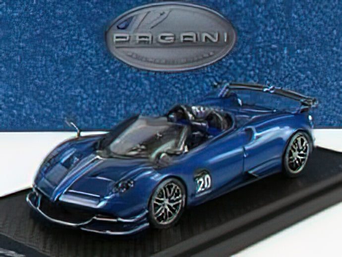 PAGANI - HUAYRA BC N 20 ROADSTER 2017 - BLUE CARBON/BBR 1/43 ミニカー