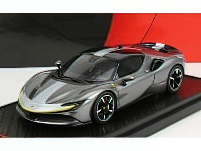 FERRARI - SF90 STRADALE HYBRID 1000hp PACK FIORANO 2020 - GREY MET - SILVER/BBR 1/43 ミニカー