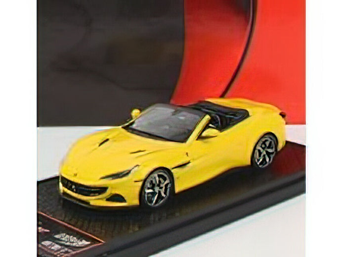 FERRARI - PORTOFINO M (MODIFICATA) SPIDER OPEN 2020 - GIALLO MODENA - YELLOW/BBR 1/43 ミニカー
