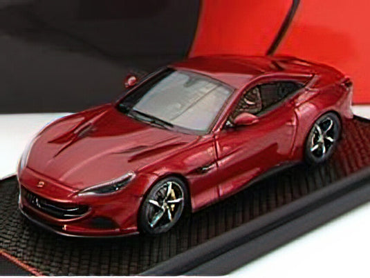 FERRARIフェラーリ PORTOFINO M (MODIFICATA) SPIDER CLOSED ROOF 2020 - ROSSO FIORANO - RED MET  /BBR 1/43 ミニカー