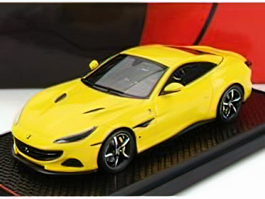 FERRARIフェラーリ PORTOFINO M (MODIFICATA) SPIDER CLOSED ROOF 2020 - GIALLO MODENA - YELLOW  /BBR 1/43 ミニカー